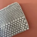 Textured Bobble Crochet Clutch Pattern step 4