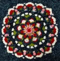 Cherry Blossom Mandala Square Amigurumi Pattern step 1