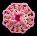 Cherry Blossom Mandala Square Amigurumi Pattern step 2