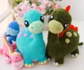 Plush Dino Family Amigurumi Pattern step 1