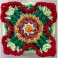 Marley Mae Textured Crochet Square Pattern step 4