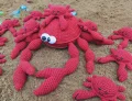 Crab Memory Game Amigurumi Pattern step 1