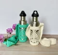 Pineapple Lace Water Bottle Sling Amigurumi Pattern step 2
