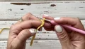 Golden Wildflower Crown Crochet Pattern step 2