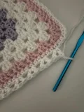 Soft Pastel Granny Square Baby Blanket Pattern step 4