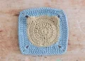 Sweet Teddy Bear Granny Square Baby Blanket Pattern step 4