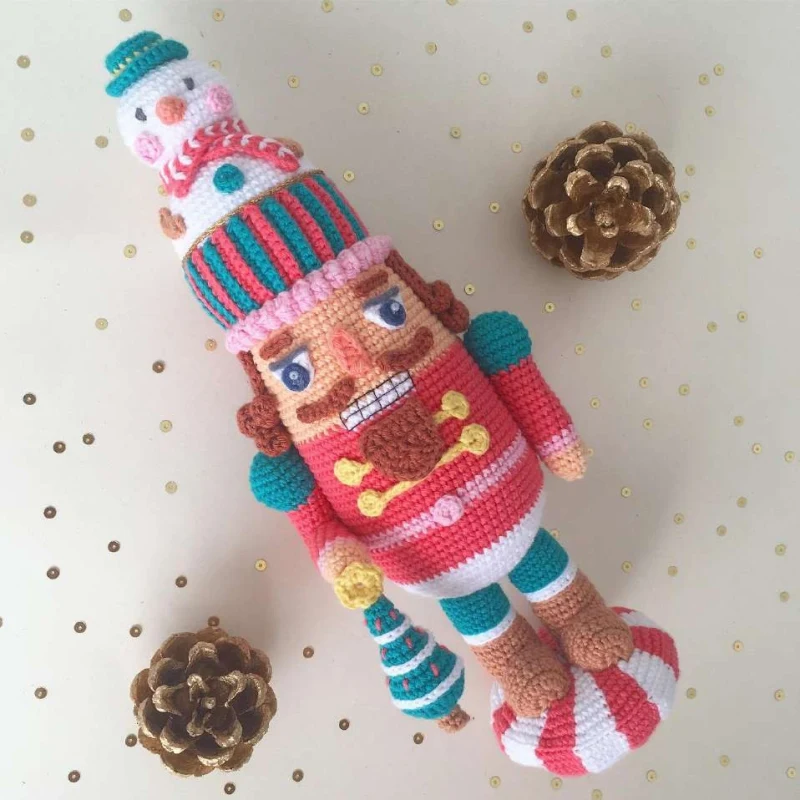 Complimentary Intermediate crochet pattern: Nutcracker Christmas Amigurumi Pattern - Simple to follow guide