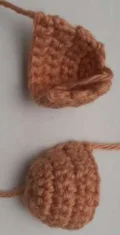 Nutcracker Christmas Amigurumi Pattern step 2
