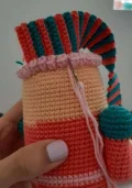 Nutcracker Christmas Amigurumi Pattern step 3