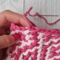 Mosaic Diamond Crochet Beanie Pattern step 4