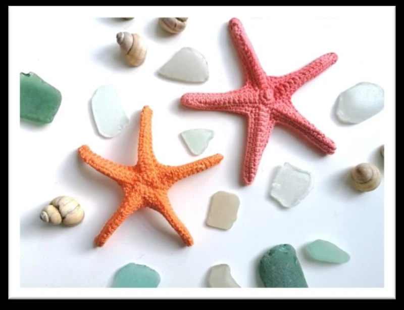Complimentary Beginner Friendly crochet pattern: Textured Beach Starfish Amigurumi Pattern - Simple to follow guide