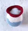 Festive Winter Snow Globe Amigurumi Pattern step 3