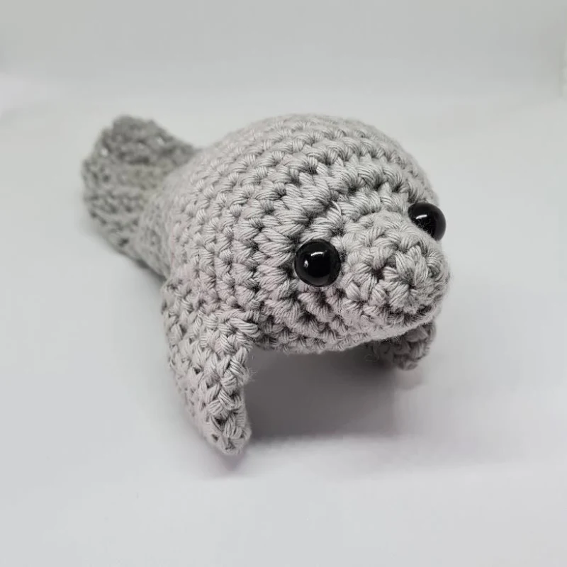 Complimentary Intermediate crochet pattern: Chubby Manatee Amigurumi Pattern - Simple to follow guide