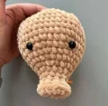 Wild Boar Hand Puppet Amigurumi Pattern step 2