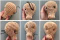 Wild Boar Hand Puppet Amigurumi Pattern step 3