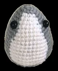 Sharkito the Polite Shark Amigurumi Pattern step 2