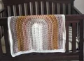 Boho Rainbow Baby Blanket Amigurumi Pattern step 1
