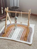 Boho Rainbow Baby Blanket Amigurumi Pattern step 2