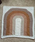 Boho Rainbow Baby Blanket Amigurumi Pattern step 3