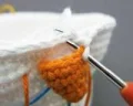 Snowman Candy Jar Amigurumi Pattern step 4