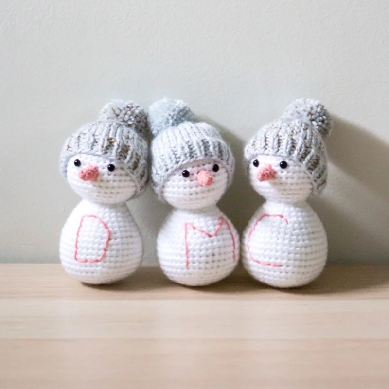 Complimentary Intermediate crochet pattern: Timothy the Snowman Amigurumi Pattern - Simple to follow guide