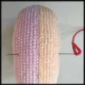 Giant Plush Donut Pillow Amigurumi Pattern step 4