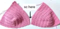 Hyacinth Lace Empire Waist Top Amigurumi Pattern step 2