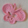 Lacy Crochet Butterfly Pattern step 1