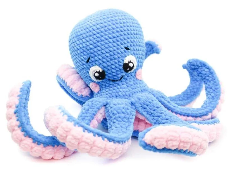 Complimentary Intermediate crochet pattern: Ostin the Octopus Amigurumi Pattern - Simple to follow guide