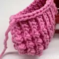 Textured Nano and Mini Crochet Pouch Pattern step 2