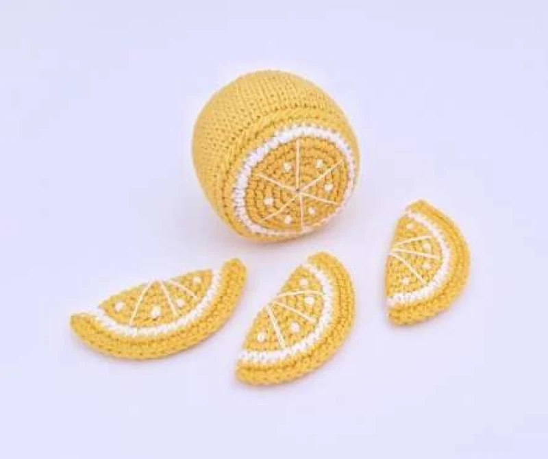 Complimentary Intermediate crochet pattern: Zesty Half Lemon and Lemon Slices Amigurumi Pattern - Simple to follow guide
