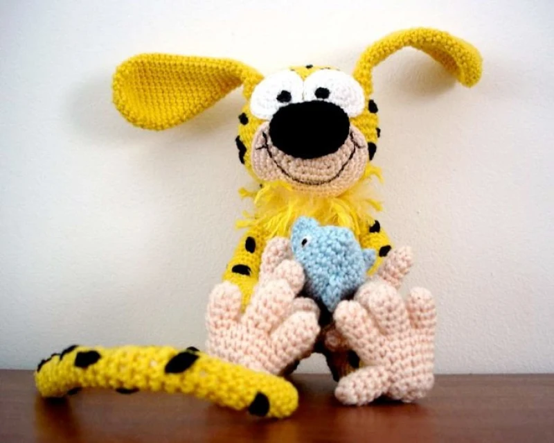 Complimentary Advanced crochet pattern: Marsupilami Crochet Amigurumi Pattern - Simple to follow guide