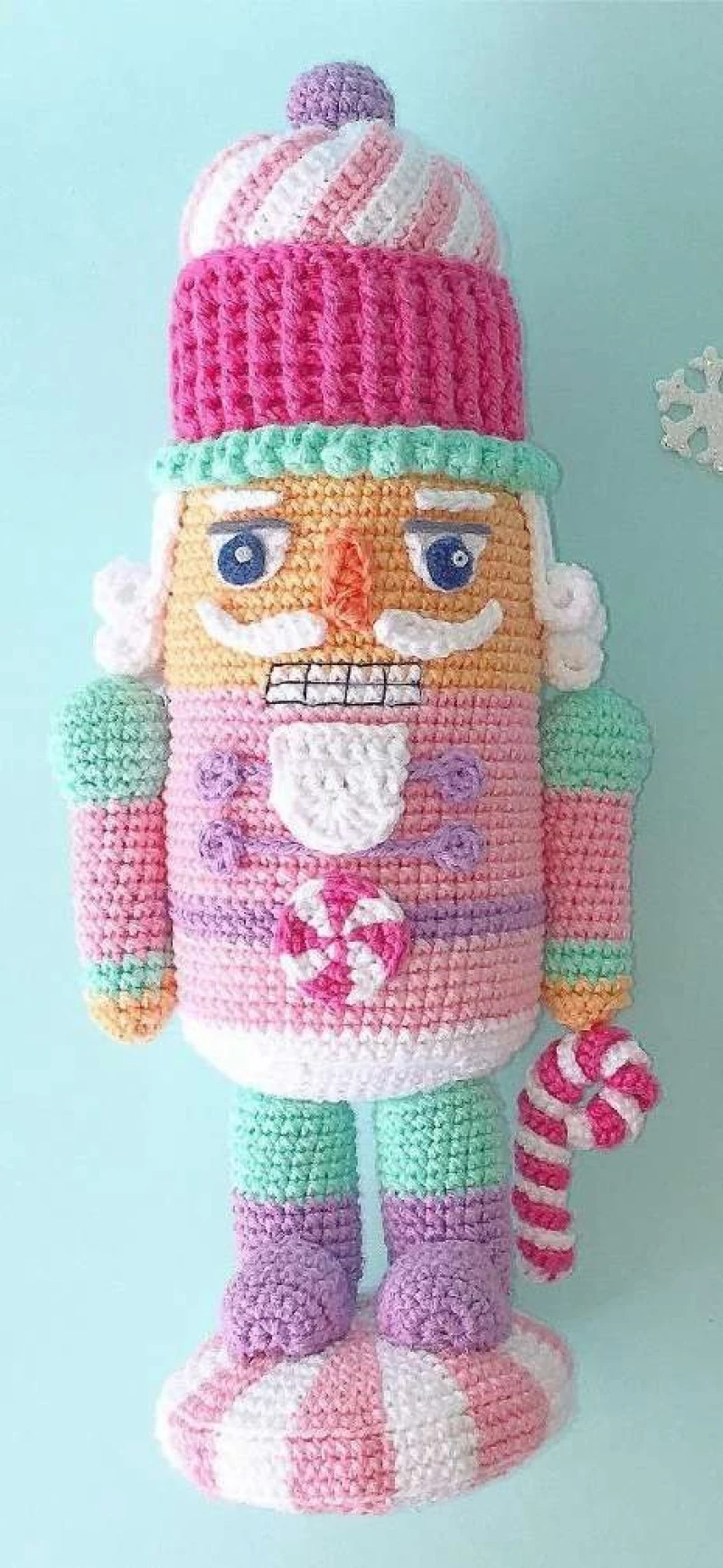 Complimentary Intermediate crochet pattern: Sweet Holiday Nutcracker Amigurumi Pattern - Simple to follow guide