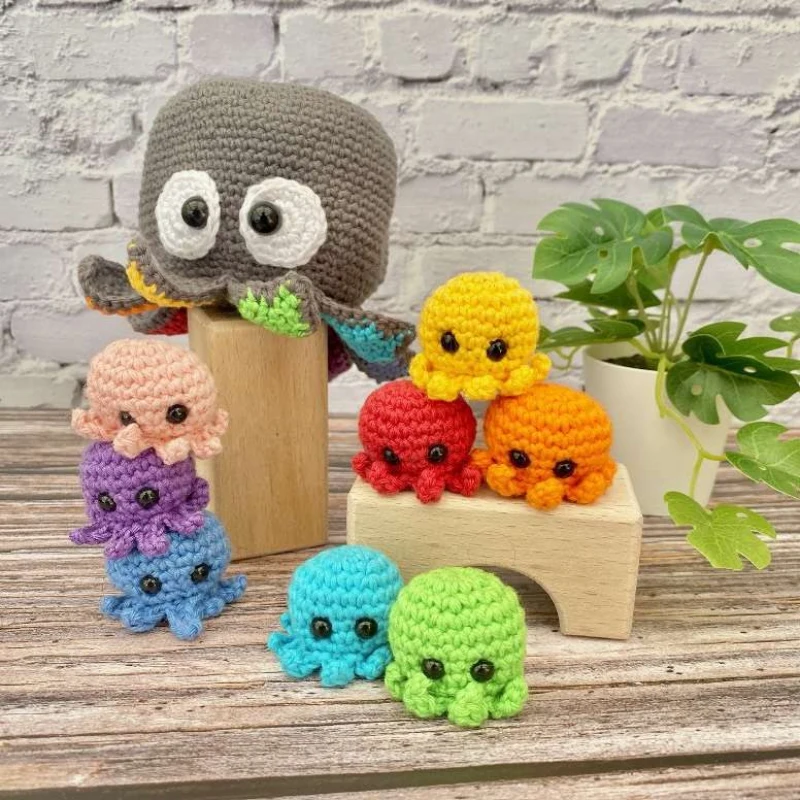 Complimentary Intermediate crochet pattern: Octopus Surprise Amigurumi Pattern - Simple to follow guide