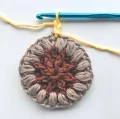 Sunflower Lovers Granny Square Pattern step 3