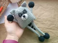 Rac the Stretchy Raccoon Amigurumi Pattern step 1