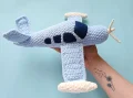 Plush Beechcraft Bonanza V-Tail Airplane Amigurumi Pattern step 1