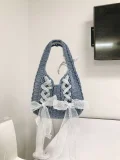 Cinta Corset Bow Crochet Bag Pattern step 1