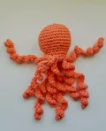 Curly Tentacle Crochet Octopus Amigurumi Pattern step 3