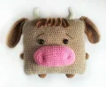 Chunky Bull Pillow Amigurumi Pattern step 1