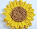 Sunny Sunflower Crochet Pattern step 2