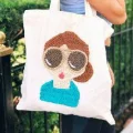 Crochet Doll Face Portrait Girl Pattern step 3