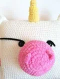 Chunky Unicorn Pillow Amigurumi Pattern step 3