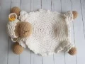 Sheep Security Blanket Amigurumi Pattern step 1
