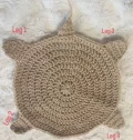 Mama and Baby Turtle Memory Game Amigurumi Pattern step 2
