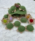Mama and Baby Turtle Memory Game Amigurumi Pattern step 4