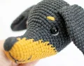 Yumi the Bicolor Dachshund Amigurumi Pattern step 4