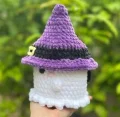 No Sew Ghost Wearing Hats Amigurumi Pattern step 2