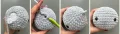 Crochet Bunny Hand Puppet Amigurumi Pattern step 2