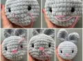 Crochet Bunny Hand Puppet Amigurumi Pattern step 4